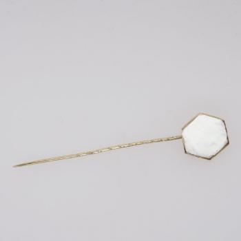 Tie Pin - pearl, gold