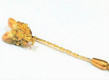 Tie Pin - gold, grandel - 1930